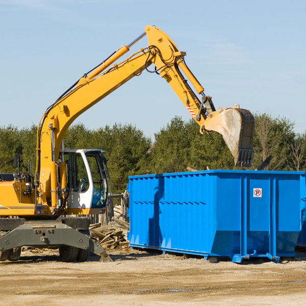 can i choose the location where the residential dumpster will be placed in Tyngsboro